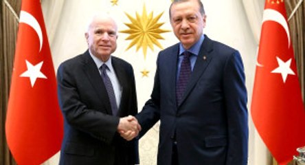 Fırat Kalkanı'na Karşı Çıkan ABD'li Senatör Erdoğan'la Görüştü