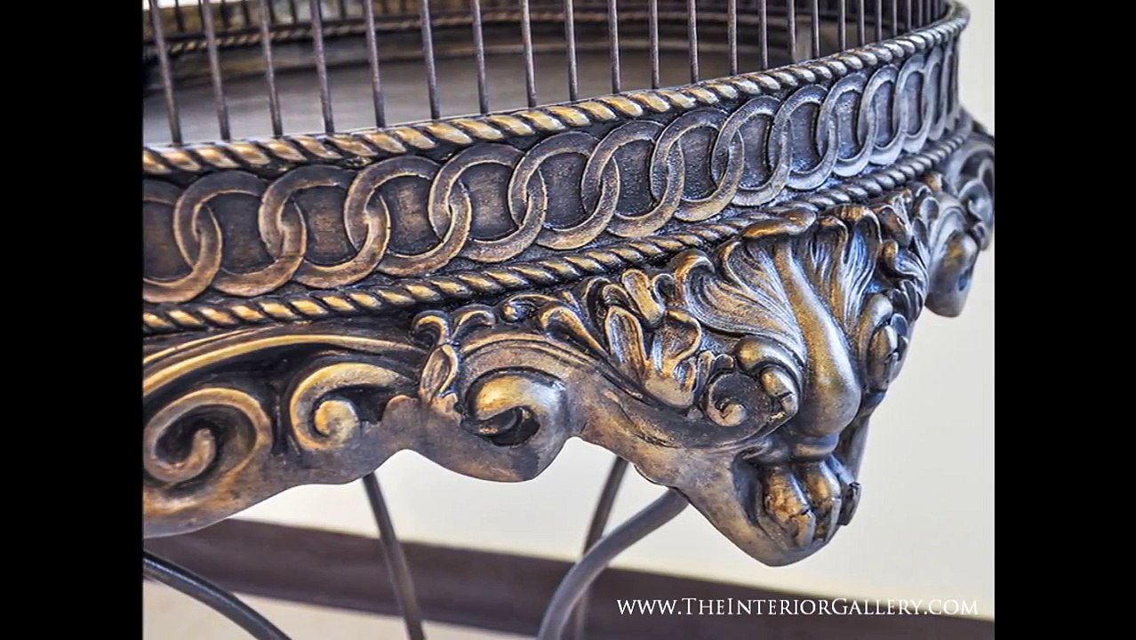 The Interior Gallery Reviews | Bronze Imperial Birdcage Parrot Bird Cage