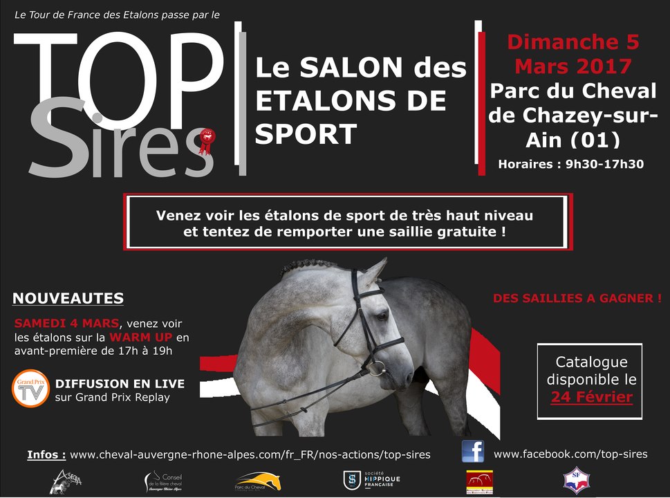 Top Sires 2017 - Parc du Cheval de Chazey sur Ain - 5 Mars 2017