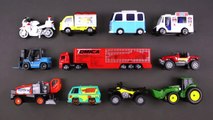 Learning Street Vehicles for Kids #2 - Hot Wheels, Matchbox, Tomica Cars and Trucks トミカ, Tayo 타요-R21WVDU3
