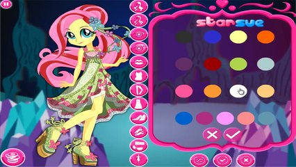 My Little Pony EQUESTRIA GIRLS Fluttershy DRESS UP - MLP Baby Girl Games for Kids