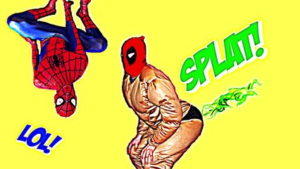 Spiderman VS Black Spiderman Poop Prank!! | FART battle Accepted | Superhero Movies in rea