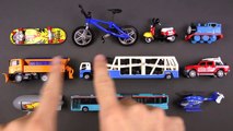 Learning Street Vehicles for Kids #3 - Hot Wheels, Matchbox, Tomica トミカ Cars and Trucks, Siku-A