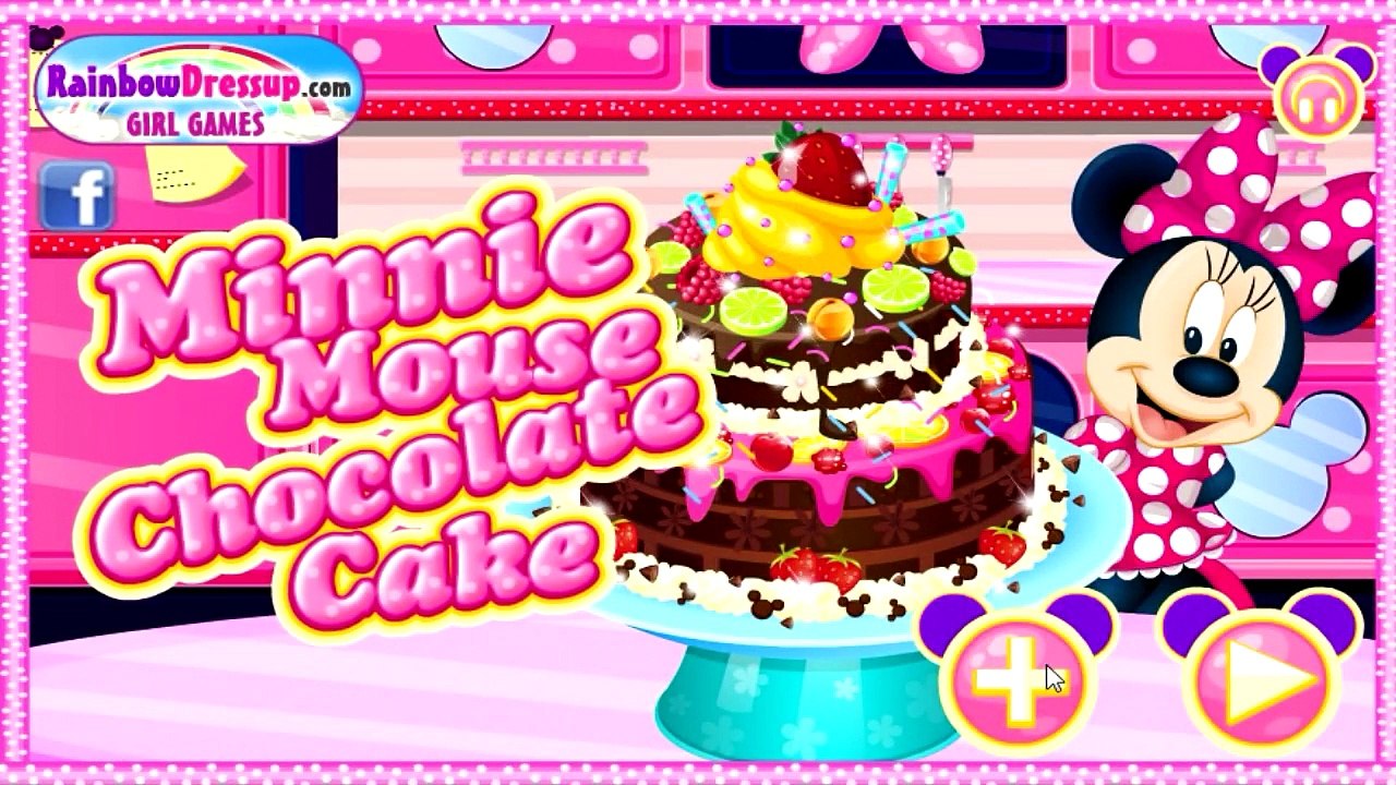 Minnie Mouse Chocolate Cake And CupCakes Disney Junior Games Online Free Flash Game Videos