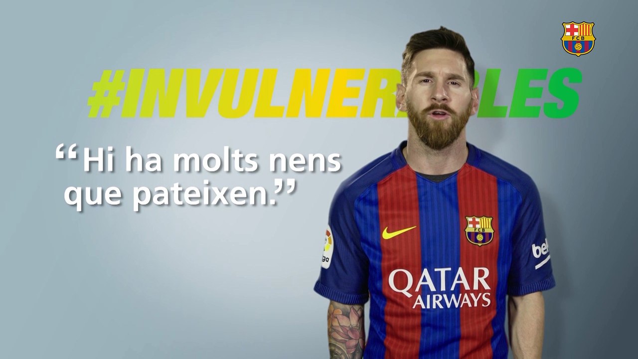 Messi se suma a l’equip  d’#Invulnerables