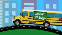 Cars Trucks Street Vehicles Teaching Colors - Learning Colours Video for Children - Organic Lea