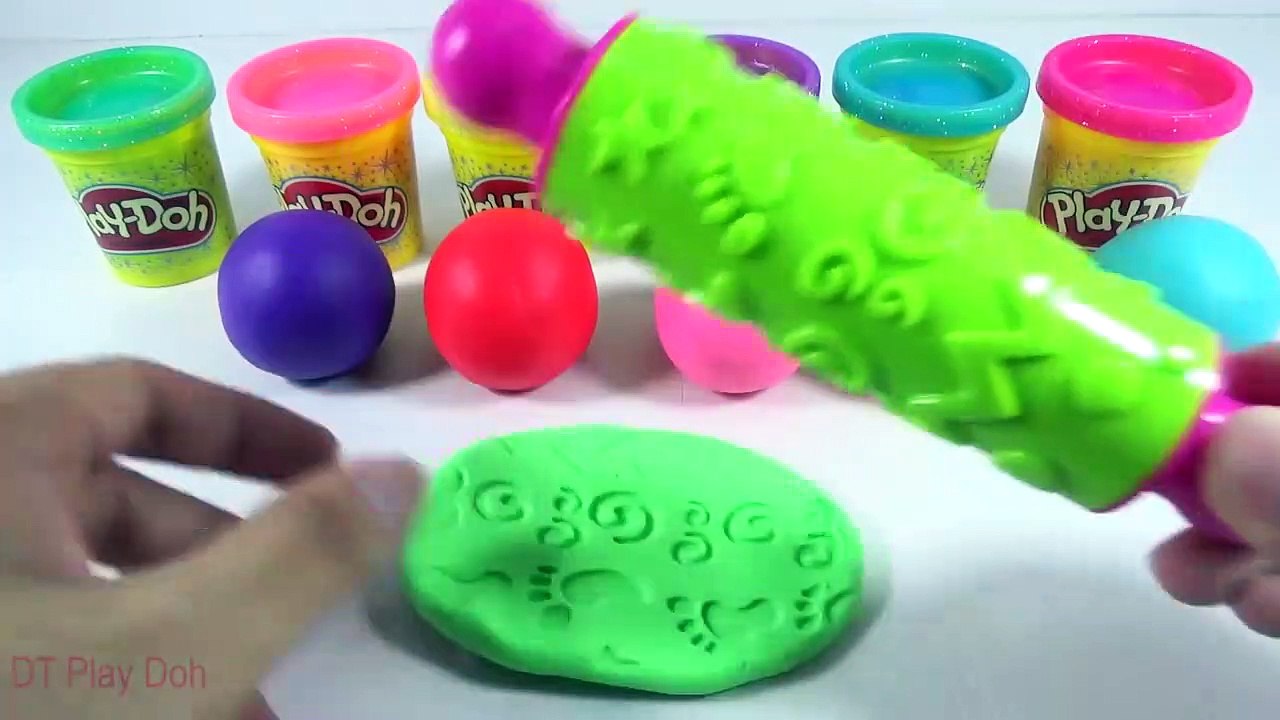 Learn Colors Play Doh Balls Peppa Pig Baby Molds Fun Ice Cream & Creative for Kids Rh