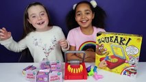 Kids vs Food Mouse Trap Toy Challenge Game - Gross Sour Cheese - Num Noms Surprise Toys-NRPlG1