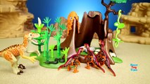 Playmobil Dinosaurs Deinonychus and Velociraptors Toys For Kids Building Set Build Review-w23
