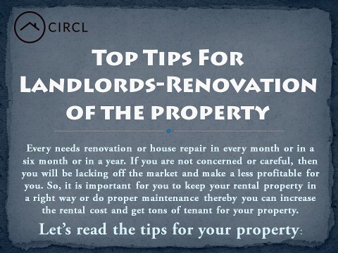 Top Tips For Landlords-Renovation of the Property