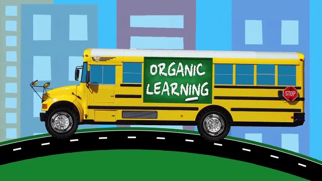 Cars Trucks Street Vehicles Teaching Colors - Learning Colours Video for Children - Organic Learn