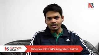 Abhishek shares #Network #Bulls #reviews after completing #CCIE R&S Training