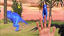 Colors Dinosaurs gorilla 3d animation Finger family - Captain america hulk Nursery rhymes for Kids