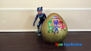 PJ MASKS GIANT EGG SURPRISE Toys for Kids Disney Toys Catboy Gekko Owlette PJ Masks IRL Supe