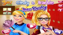 Cindy and Barbie Teen Rivalry - Disney Princess Cinderella and Barbie Game for Kids