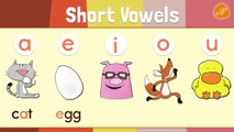 Short Vowels Chant for Kindergarten - Three Letter and Four Letter Words - ELF Kids Videos-qO