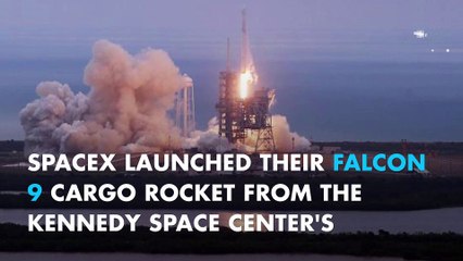 SpaceX launches cargo rocket from historic NASA pad