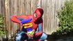 Spidergirl Pranks Spiderman! Bubble Gum Poo Toilet Prank! Bad Baby Joker Spiderbaby Superhero Fun!-LB2lfyA