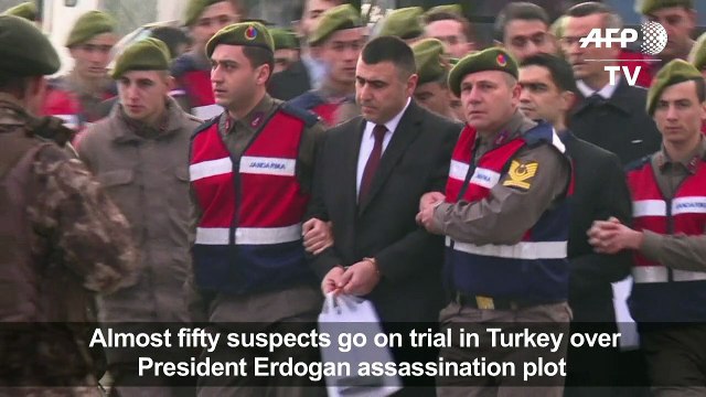 'Erdogan assassination plot' suspects go on trial in Turkey