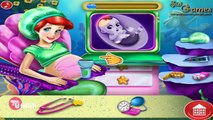 NEW Juego para niños de Disney la Princesa Embarazada ariel en el examen médico de dibujos animados para niñas