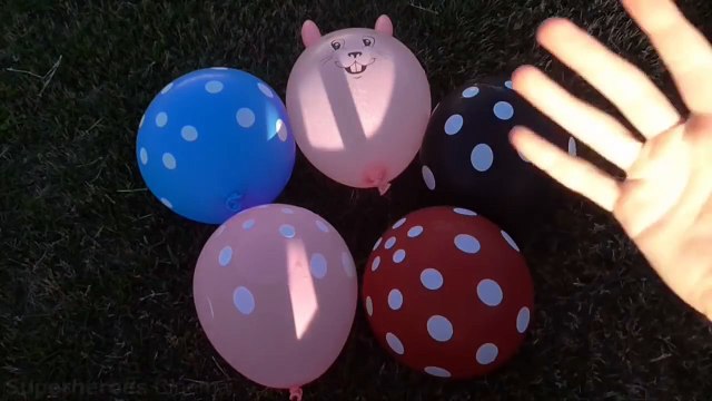 Learn Colors Water Balloons for Kids - Finger Family Nursery Rhymes Wet Balloon Colours Compilation-DtChJ1R