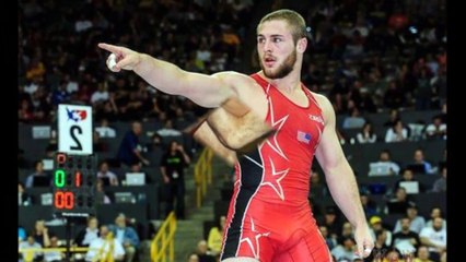 Scenes captured during wrestlers' fight inside the arena