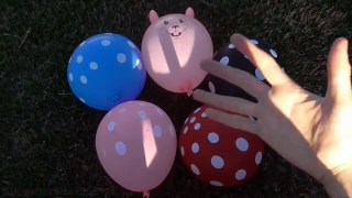 Learn Colors Water Balloons for Kids - Finger Family Nursery Rhymes Wet Balloon Colours Compilation-DtChJ1RMZ