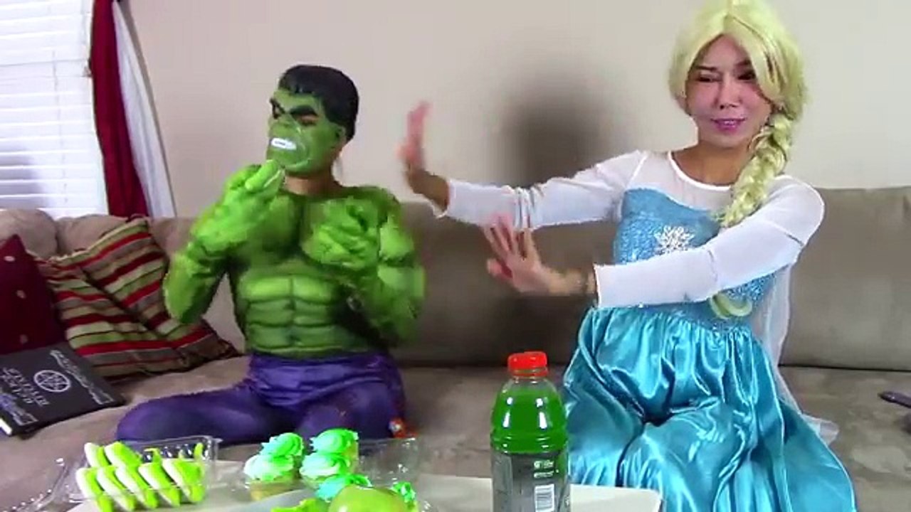 Elsa & Hulk face color change! w/ Joker Girl, Spiderman, Batman baby, hulk & more