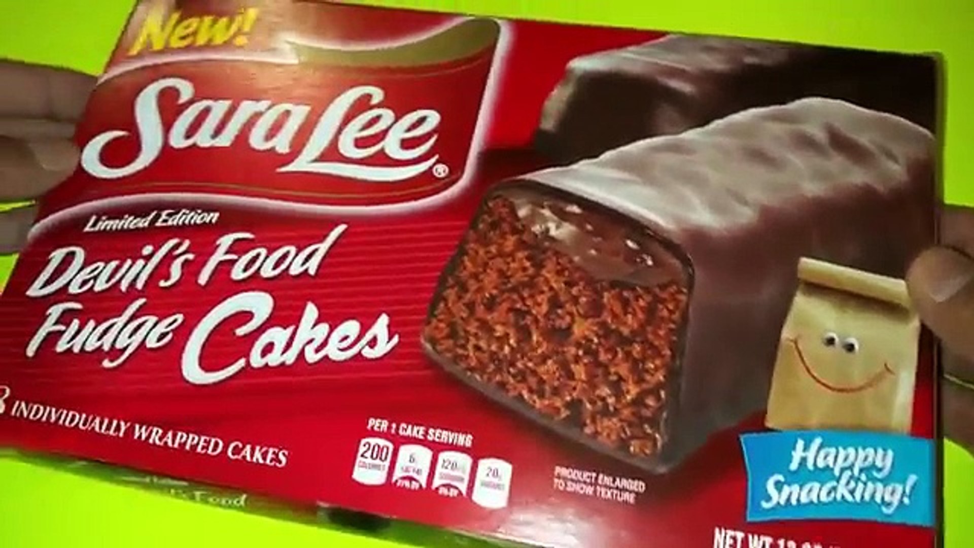 Sara Lee Edición Limitada de Comida del Diablo Pasteles de Chocolate y  Crema de Chocolate Cupcakes de Revisión - video Dailymotion