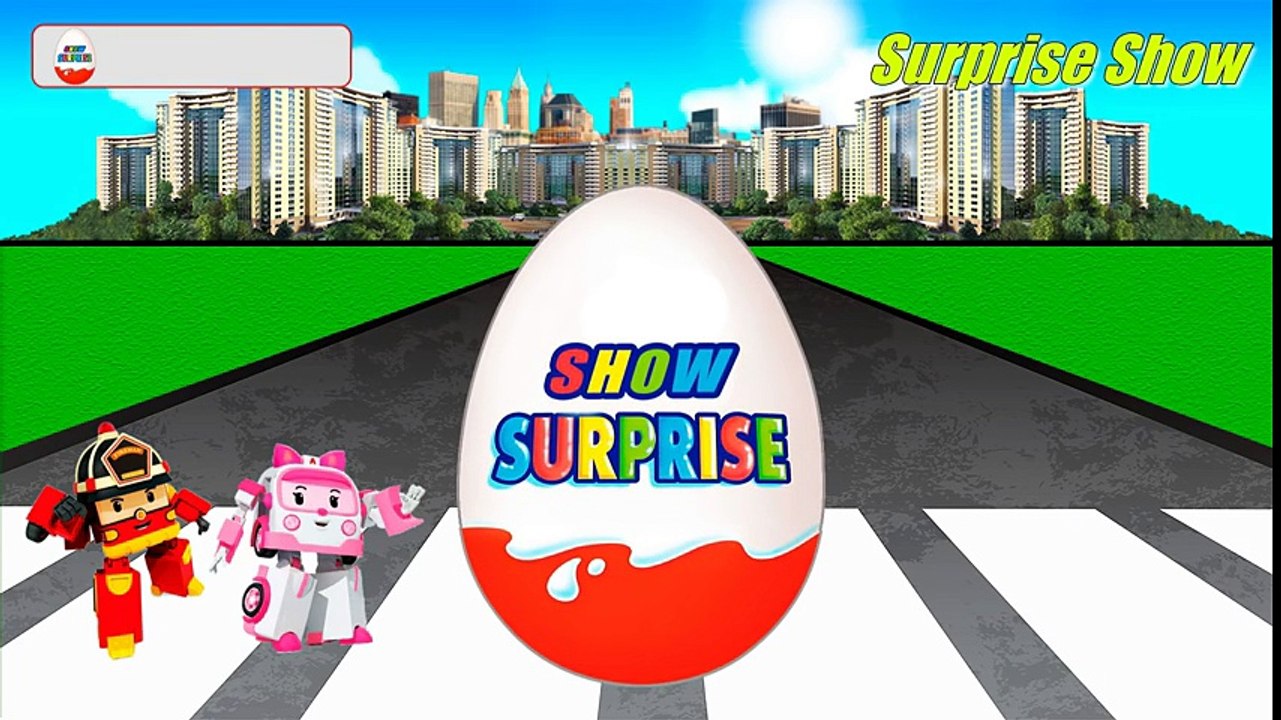 Best Surprise Show!!! Kinder Surprise - Robocar Poli. Робокар Поли - новый мультик Киндер сюрприз!!!