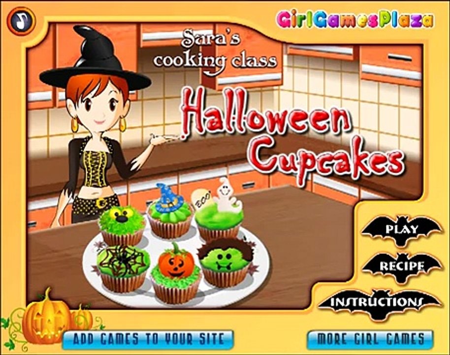 Halloween Cupcakes Games-Cooking Games-Girl Games