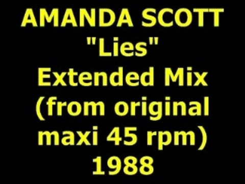 AMANDA SCOTT Lies Maxi 45 rpm