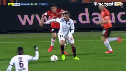 Mounir Obbadi VS Lorient 18.02.2017 HD