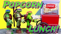 Teenage Mutant Ninja Turtles Coca-Cola Popcorn Machine Mikey Makes a Mess Spills Candy and Treats-7kHZz3E