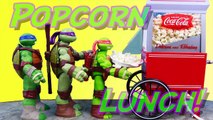 Teenage Mutant Ninja Turtles Coca-Cola Popcorn Machine Mikey Makes a Mess Spills Candy and Treats-7kHZz3EU