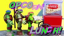 Teenage Mutant Ninja Turtles Coca-Cola Popcorn Machine Mikey Makes a Mess Spills Candy and Treats-7kHZz3EUp