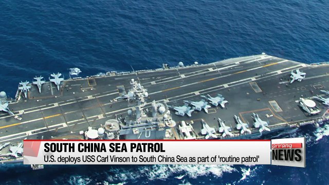 U.S. deploys aircraft carrier to South China Sea