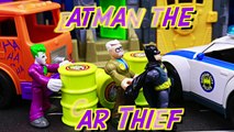 Batman Steals Car to Chase Joker and Arrested with Robin Waiting in Batcave with Spiderman Superhero-ukKZywp5