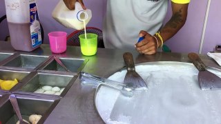 ICE CREAM ROLLS _ Thai Fried Rolled Ice Cream in Thailand _ Street Food Ice Cream Roll with Oreo-Ybb5