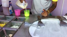 ICE CREAM ROLLS _ Thai Fried Rolled Ice Cream in Thailand _ Street Food Ice Cream Roll with Oreo-Ybb57frs
