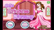 Disney Princess Elsa Snow White Rapunzel Belle Pocahontas Cartoon Stylist Dress Up Make Up