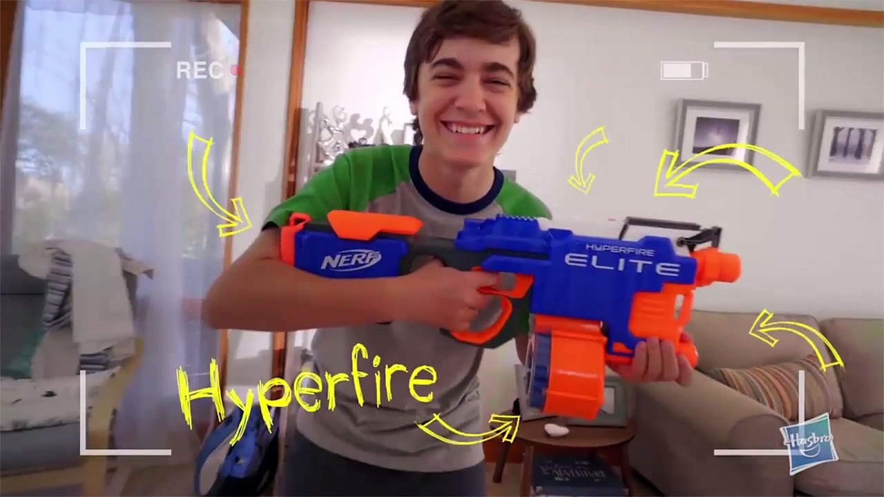 Hasbro - Nerf N-Strike Elite - HyperFire Blaster / Wyrzutnia - B5573 - TV Toys