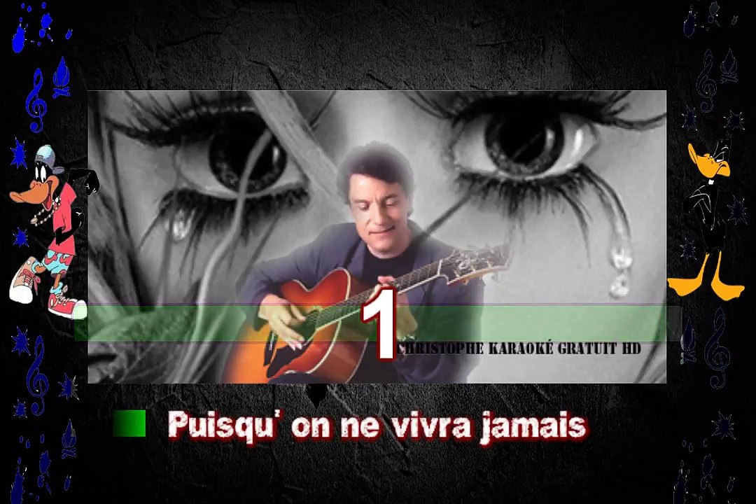 Francis Cabrel - L'encre de tes yeux KARAOKE / INSTRUMENTAL