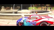 Anna of Arendelle and Elsa The Snow Queen (Frozen) with Lightning McQueen Cars | FUN