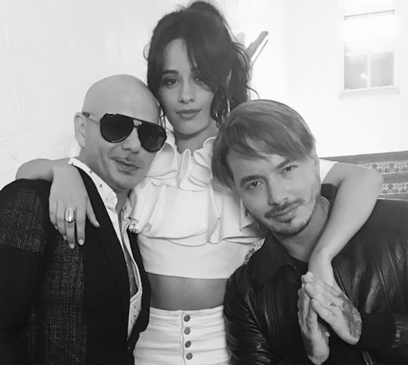 Camila Cabello.. PitBull.. J Belvin..Behind the Scenes