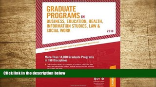 READ book Graduate Programs in Business, Education, Health, Information Studies, Law   Social Work