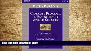 READ book Grad Guides BK5: Engineer/Appld Scis 2006 (Peterson s Graduate and Professional Programs