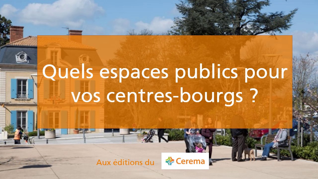 Espaces publics des centres-bourgs