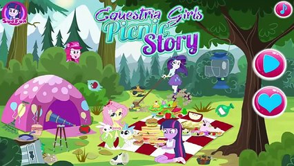 Equestria Girls Picnic Story - Cartoon Game for Children - My Little Pony Full Episodes in