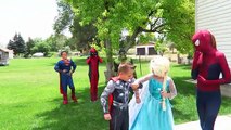 Superman Supergirl Super BABY vs Maleficent Spidergirl Spider-man Elsa LOVE Joker Funny Compilation